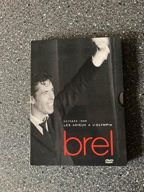 Jacques Brel - Les Adieux a L'Olympia, Cd's en Dvd's, Dvd's | Muziek en Concerten, Muziek en Concerten, Alle leeftijden, Ophalen of Verzenden
