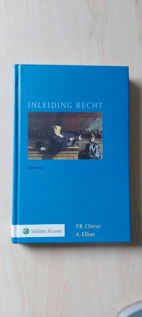 P.B. Cliteur - Inleiding recht, Boeken, Wetenschap, Zo goed als nieuw, Ophalen of Verzenden