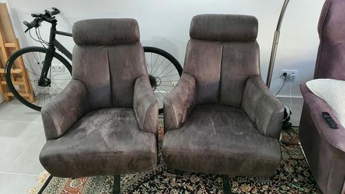 2 stuks prachtige nagenoeg nieuwe lederen xooon fauteuils, Huis en Inrichting, Fauteuils, Zo goed als nieuw, Leer, 50 tot 75 cm