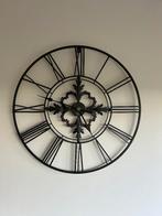 Wandklok Riverdale 70 cm zwart, Ophalen, Gebruikt, Analoog, Wandklok