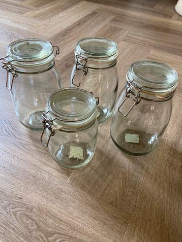 Ikea KORKEN weckpotten set 4 / 1L & 1,8L beschikbaar voor biedingen