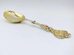 Zilveren gelegenheidslepel, Spannenburgh, Harlingen, 1747, Antiek en Kunst, Antiek | Goud en Zilver, Verzenden, Zilver