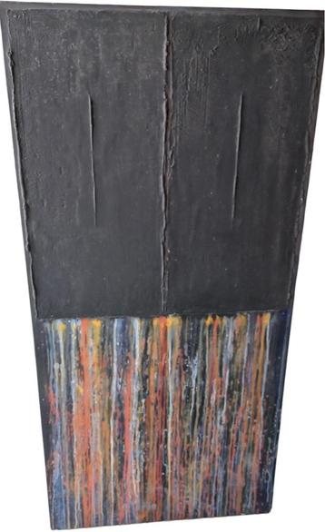 R. Rey modern kunstwerk uit 1985 beschikbaar voor biedingen