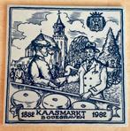 Tegel Kaasmarkt 1982 Bodegraven. 15x15 cm, Ophalen of Verzenden