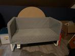 Grijze Ikea 2-zitsbank knopparp, Huis en Inrichting, Banken | Sofa's en Chaises Longues, Ophalen, Tweepersoons, 75 tot 100 cm