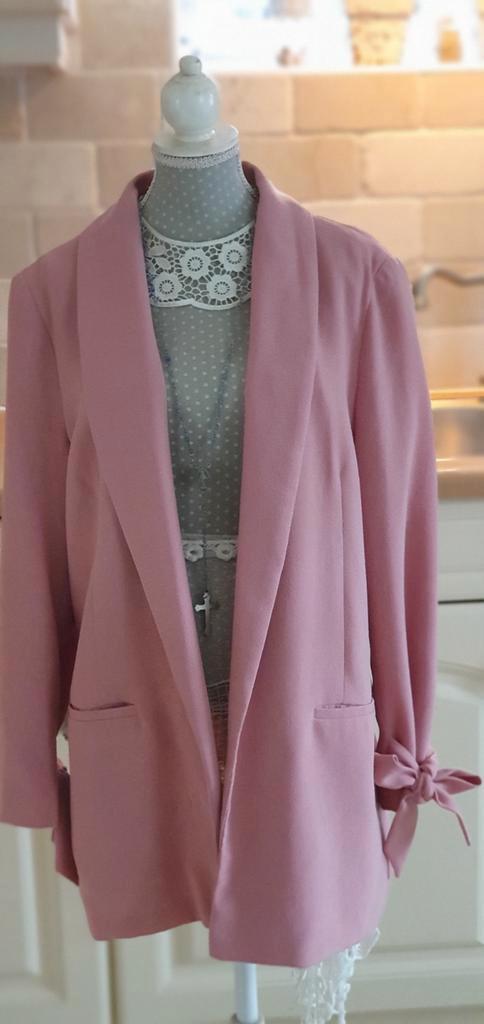 Next Oud Roze Colbertje met Strikdetails, Kleding | Dames, Jasjes, Kostuums en Pakken, Ophalen of Verzenden