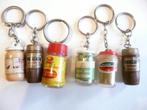 6 x retro sleutelhanger potten o.a. Nescafe Maggi Marne, Ophalen, Gebruikt, Merk