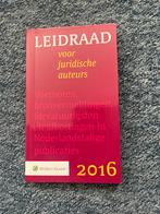Leidraad voor juridische auteurs, Ophalen of Verzenden, Alpha, Zo goed als nieuw, HBO