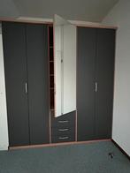 Kledingkast (hang/leg), antracietkleurig,, Ophalen, 50 tot 75 cm, 200 cm of meer