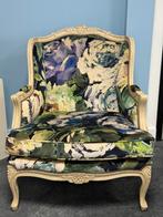 Fauteuil nieuw bekleed met Designers Guild stof, Ophalen, Nieuw, 75 tot 100 cm, Stof