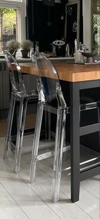 Kartell One More Barkrukken - Philippe Starck Design, Ophalen, Kunststof, Met voetsteun, 60 tot 90 cm