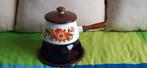 fondue pan vintage, Ophalen, Gebruikt, Brander, Fonduepan