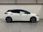 Nissan Leaf e+ Tekna 59 kWh CLIMA /CAMERA / LEER / PANO, Gebruikt, Wit, Leder, Hatchback