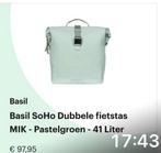 Beige Dubbele Fietstas - Nieuw! Bieden vanaf 45 euro., Fietsen en Brommers, Ophalen of Verzenden, Nieuw, Mik