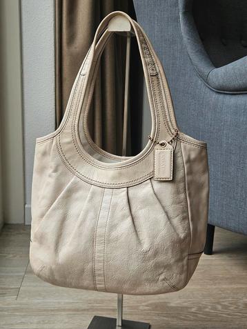 Coach Ergo Pleated scoudertas van leer (vintage) beschikbaar voor biedingen