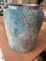 Prachtige pot PTMD, Blauw, Aardewerk of Porselein, Ophalen of Verzenden, Zo goed als nieuw