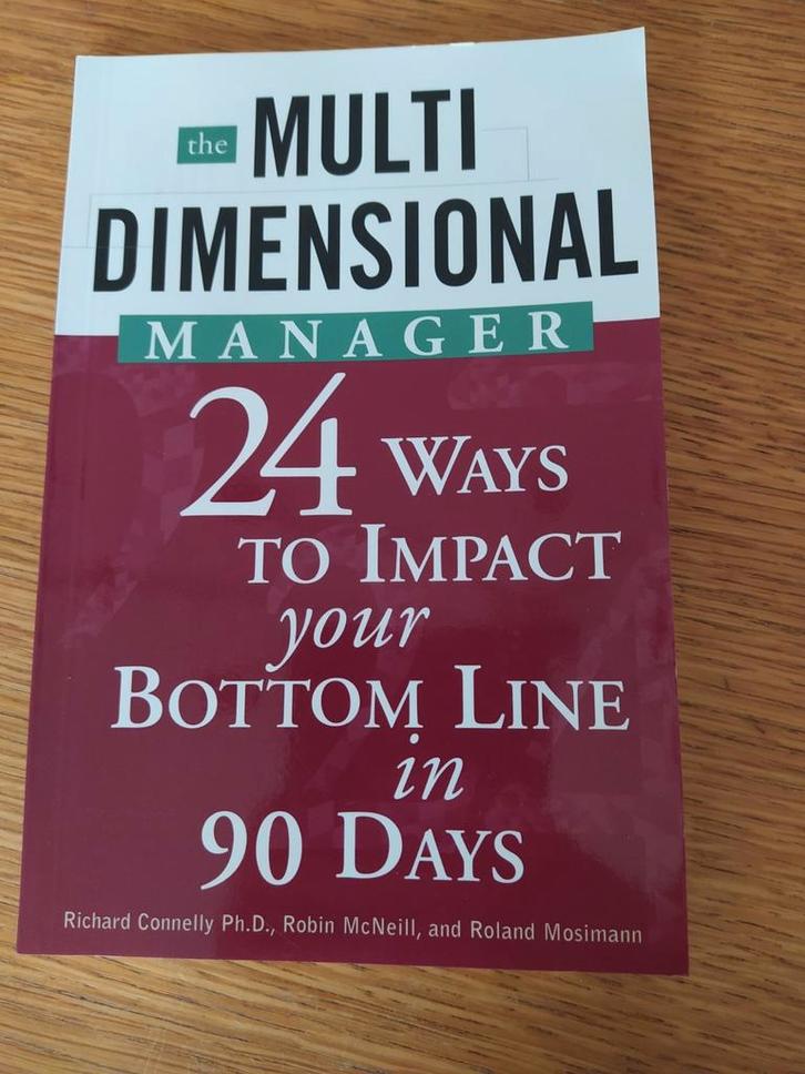 The Multi Dimensional Manager - Management Boek, Boeken, Economie, Management en Marketing, Zo goed als nieuw, Management, Ophalen of Verzenden