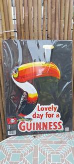 Collectorsitem: reclamebord Guinness toucan nieuw in verpakk, Verzamelen, Biermerken, Ophalen of Verzenden, Nieuw, Reclamebord, Plaat of Schild