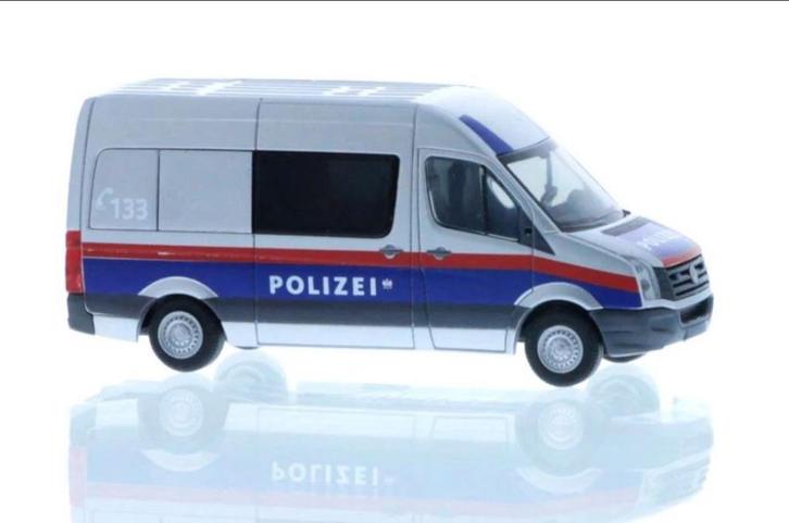 Rietze 53115 Volkswagen Crafter 11 Polizei (AT), Hobby en Vrije tijd, Modelauto's | 1:87, Nieuw, Auto, Rietze, Ophalen of Verzenden