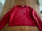 ZGAN Tommy Hilfiger Jeans cropped trui/sweater rood XL/42, Maat 46/48 (XL) of groter, Ophalen of Verzenden, Zo goed als nieuw