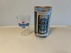 Heineken blikje met glaasje, Verzamelen, Biermerken, Ophalen, Nieuw, Glas of Glazen, Heineken