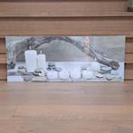 Schilderij met verlichting, Vierkant, Nieuw, Ophalen of Verzenden, 75 tot 100 cm