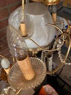 kristallen kroonluchter, Huis en Inrichting, Lampen | Kroonluchters, Ophalen of Verzenden, Gebruikt, Glas, Jaren '60