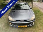Peugeot 206 1.4-16V Air-line 3 Mooie 206 5 deurs zeer koude, Voorwielaandrijving, Zwart, 4 cilinders, Origineel Nederlands
