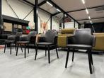 4 Nieuw Montis Back me Up eetkamerstoelen bruin leer Stoel, Huis en Inrichting, Stoelen, Bruin, Nieuw, Leer, Ophalen of Verzenden