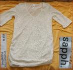 Nieuwe ecru strandtuniek van SAPPH maat M, Kleding | Dames, Badmode en Zwemkleding, Overige typen, Beige, Nieuw, Ophalen of Verzenden