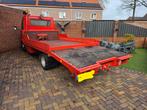 Oprijbak mercedes 207 tot 410 met lier en zware oprijplaten, Ophalen