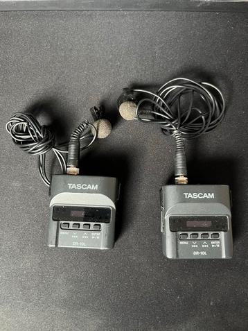 Tascam DR-10L - 2 stuks - Lavalier Recorder Set beschikbaar voor biedingen