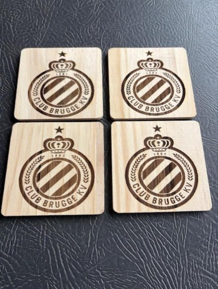 Club brugge onderzetters, Verzamelen, Sportartikelen en Voetbal, Buitenlandse clubs, Ophalen of Verzenden