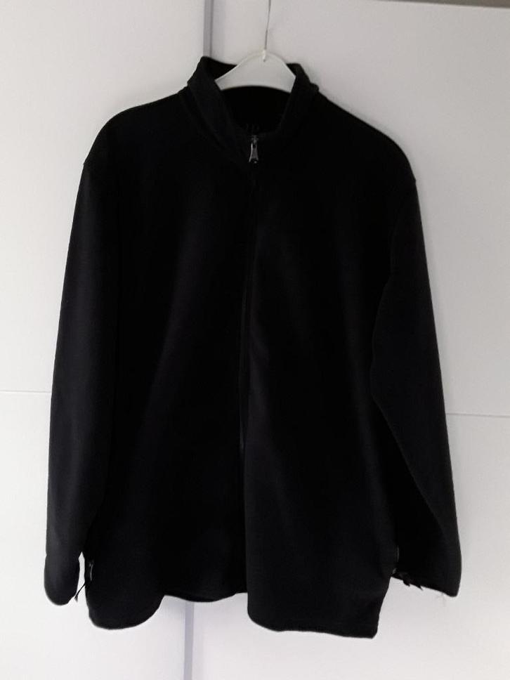 JP 1880 Zwart Fleecevest Maat 3XL = 64/66, Kleding | Heren, Grote Maten, Zo goed als nieuw, Trui of Vest, Zwart, Verzenden