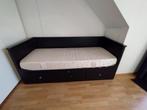 Hemnes bed zwart, Ophalen, Gebruikt, Zwart, Tweepersoons