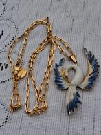 Vintage Ketting met grote hanger, Verzenden, Overige materialen, Ketting