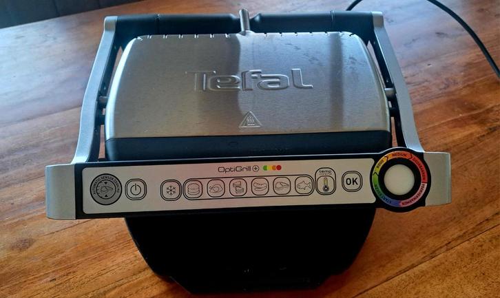 Tefal Optigrill + - Zo goed als nieuw!, Witgoed en Apparatuur, Grillplaten, Zo goed als nieuw, Tafelgrill, Vaatwasmachinebestendig