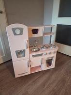 Houten kinderkeukentje roze, Kinderen en Baby's, Speelgoed | Houten speelgoed, Ophalen, Gebruikt