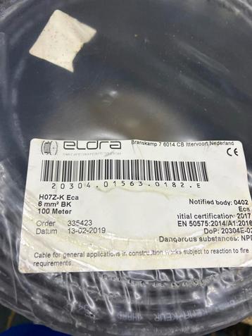 Eldra H07Z-K Eca 6mm2 Zwart 100m beschikbaar voor biedingen
