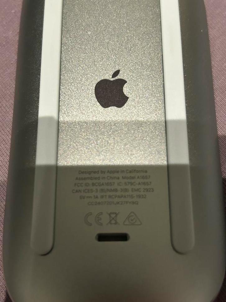 Apple Magic Mouse 2 (A1657) - Groene Toon, Computers en Software, Muizen, Nieuw, Muis, Rechtshandig, Draadloos, Ergonomisch, Ophalen