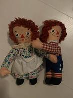 Raggedy Ann & Andy dolls Halloween DEAL! €60,-, Ophalen of Verzenden, Zo goed als nieuw, Pop