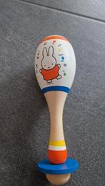 Miffy Rammelaar Hout - Baby Speelgoed, Ophalen of Verzenden, Gebruikt, Rammelaar, Met geluid
