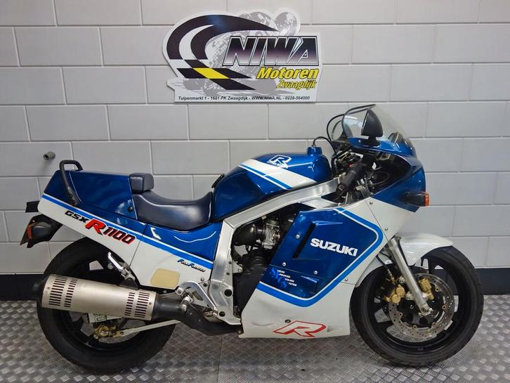 SUZUKI GSX-R 1100 (bj 1987), Motoren, Motoren | Suzuki, Bedrijf, Super Sport, meer dan 35 kW, 4 cilinders, Motorrijbewijs A