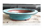 Turquoise bonsai stenen schaal. CHCS, Nieuw, Overige vormen, Aardewerk, Tuin