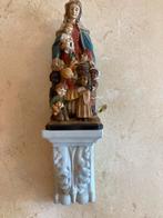 Prachtig beeldje van Maria met Jezus op arm, Antiek en Kunst, Antiek | Religie, Ophalen of Verzenden