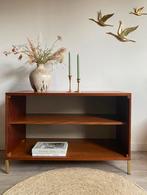 Vintage kast/boekenkast/wandmeubel/platenspeler kast sixties, Huis en Inrichting, Kasten | Dressoirs, Ophalen, Met plank(en), Mid century / vintage