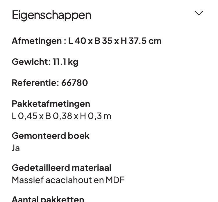 2 Nieuwe Wandkastjes - Mango & Acasia Hout, Huis en Inrichting, Kasten | Ladekasten, Ophalen, Minder dan 50 cm, 1 of 2 laden, Nieuw