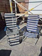Ligstoelen (camping), Caravans en Kamperen, Kampeermeubelen, Ophalen of Verzenden, Gebruikt, Campingstoel