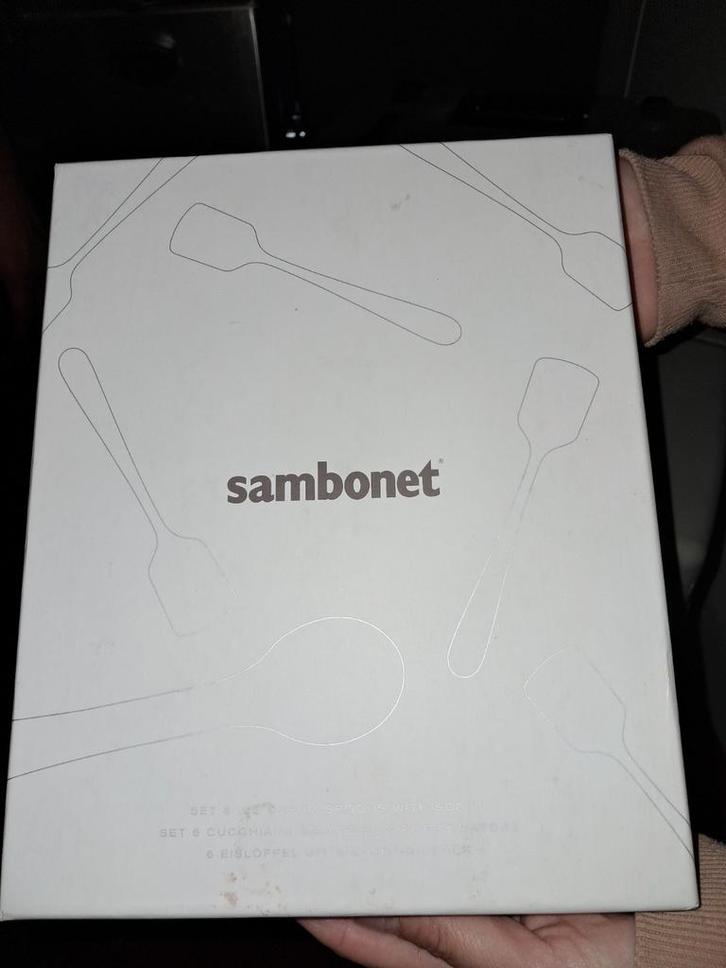 Sambonet Bestekset - Nieuw in doos!  Voor ijs, Huis en Inrichting, Keuken | Bestek, Ophalen of Verzenden