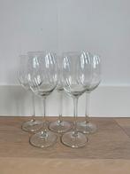 5 wijnglazen. 22 cm hoog. Diameter 8 cm., Ophalen, Zo goed als nieuw, Overige typen